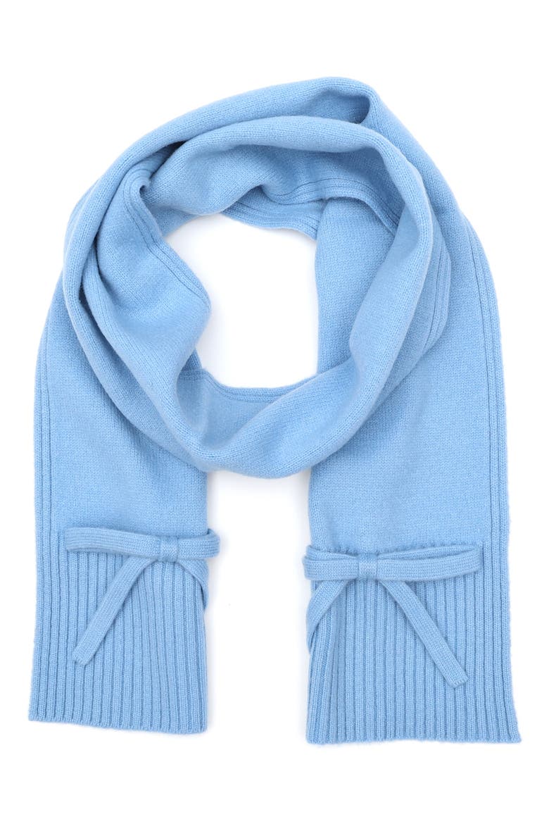 bow wool scarf, Main, color, AUTUMN SKY