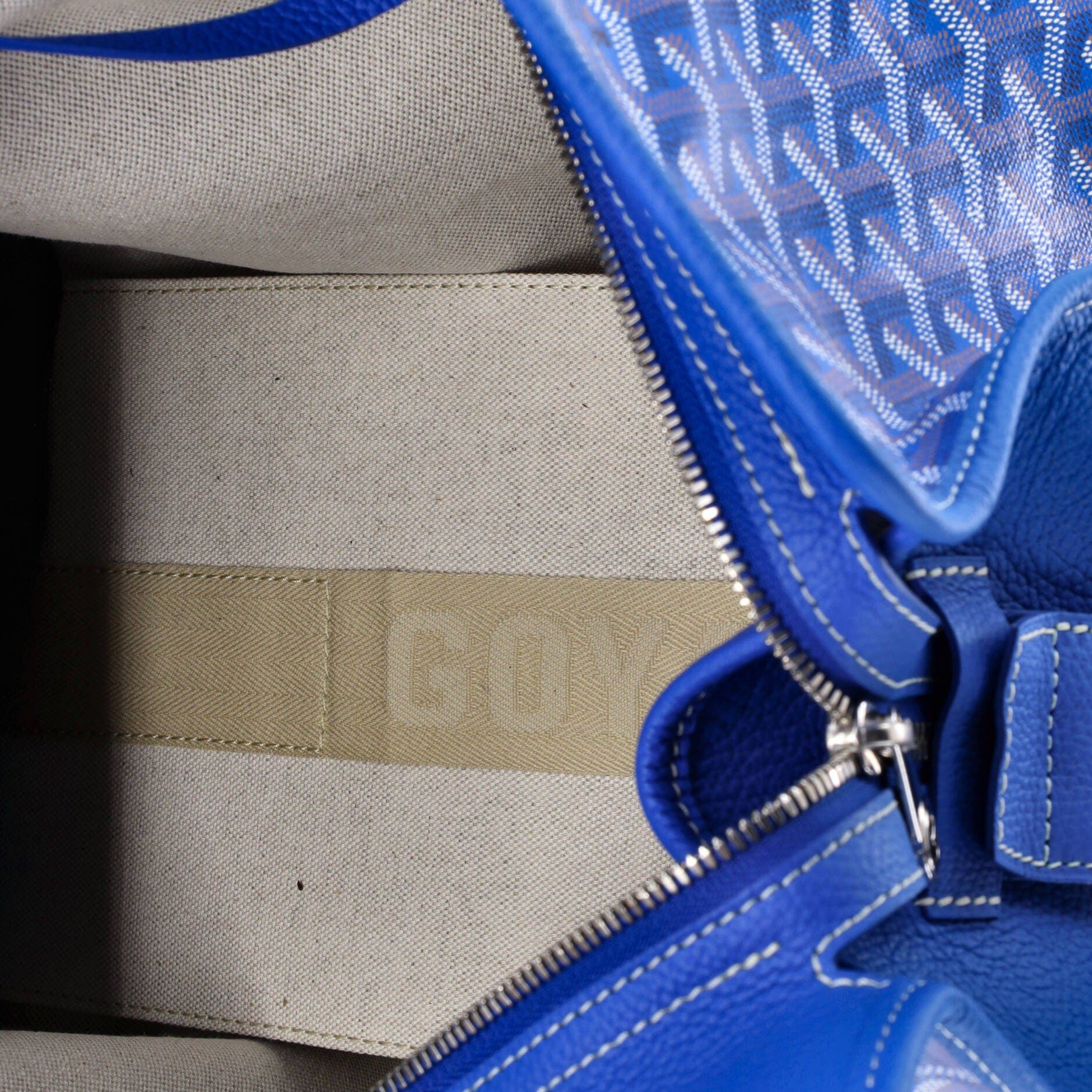 Pre-Owned Goyard Hardy Pet Carrier Coated Canvas PM, Alternate, color, 