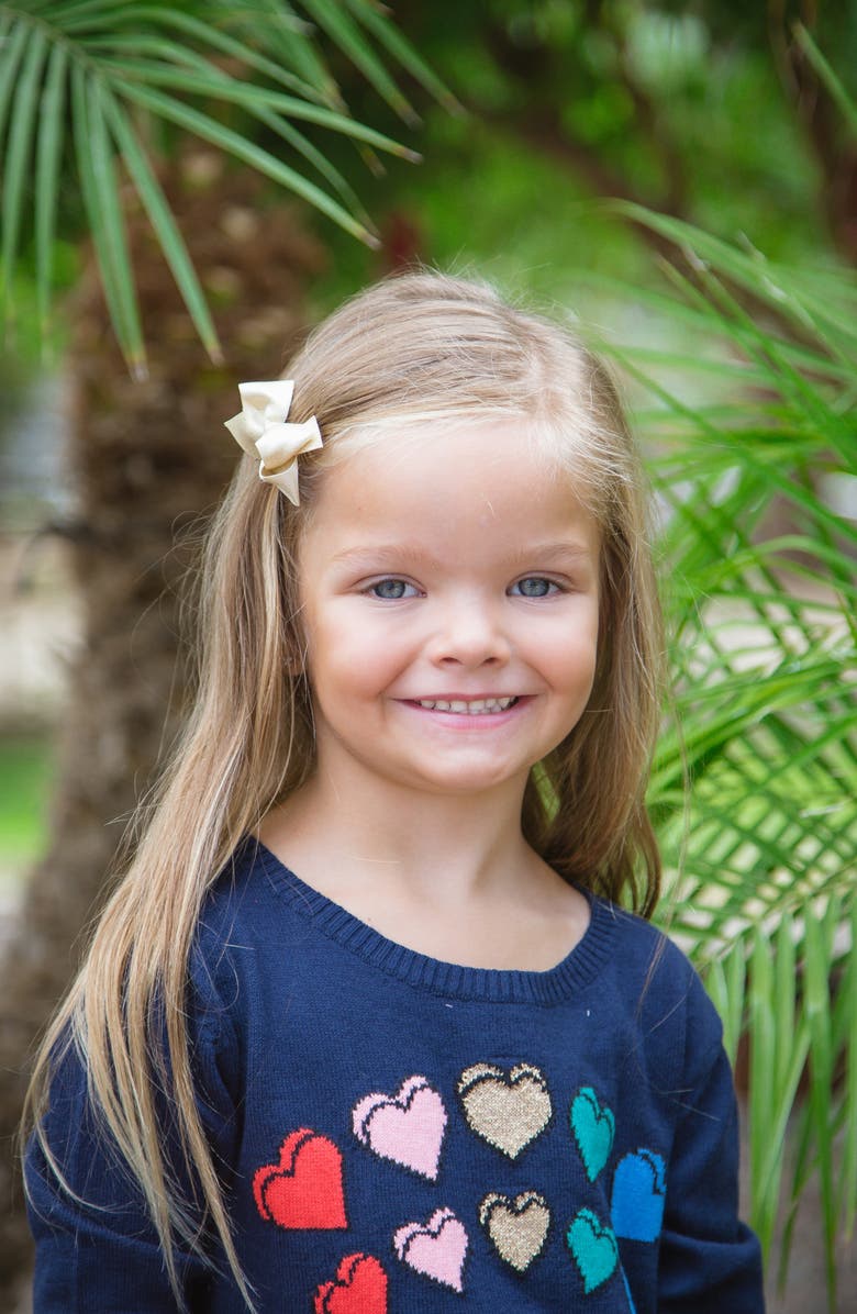 PLH Bows 4-Pack Sparkle Hair Clips, Alternate, color,