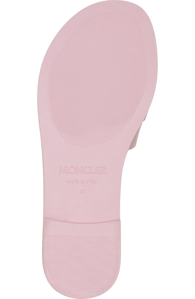 Moncler Bell Slide Sandal, Alternate, color, Light Pink