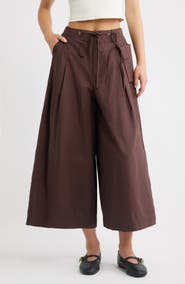 Damson Madder Tatiana Drawstring Wide Leg Culottes