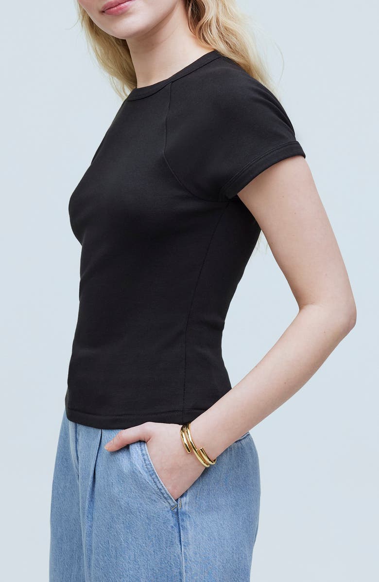 Madewell Raglan Sleeve Baby Tee, Alternate, color,