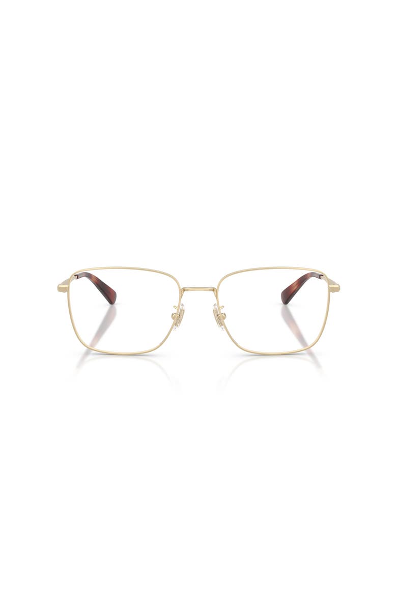 54mm Square optical glasses, Alternate, color, Gold