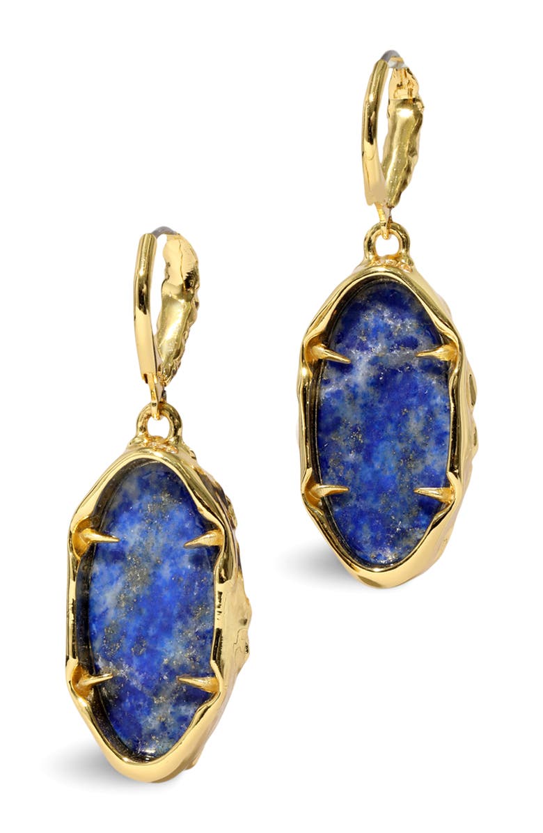 Alexis Bittar Brut Lapis Lever Back Drop Earrings, Alternate, color,
