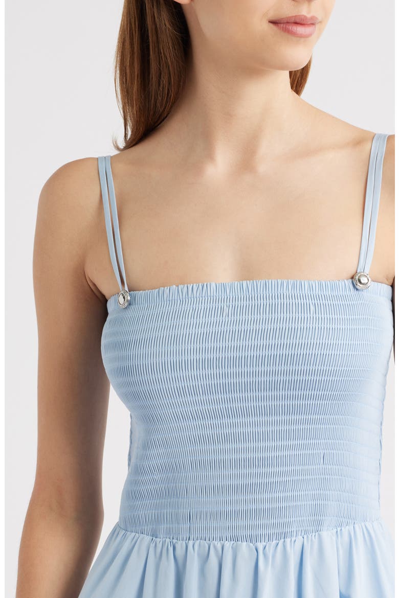 Hallie Cotton Poplin Dress, Alternate, color, LTBLU