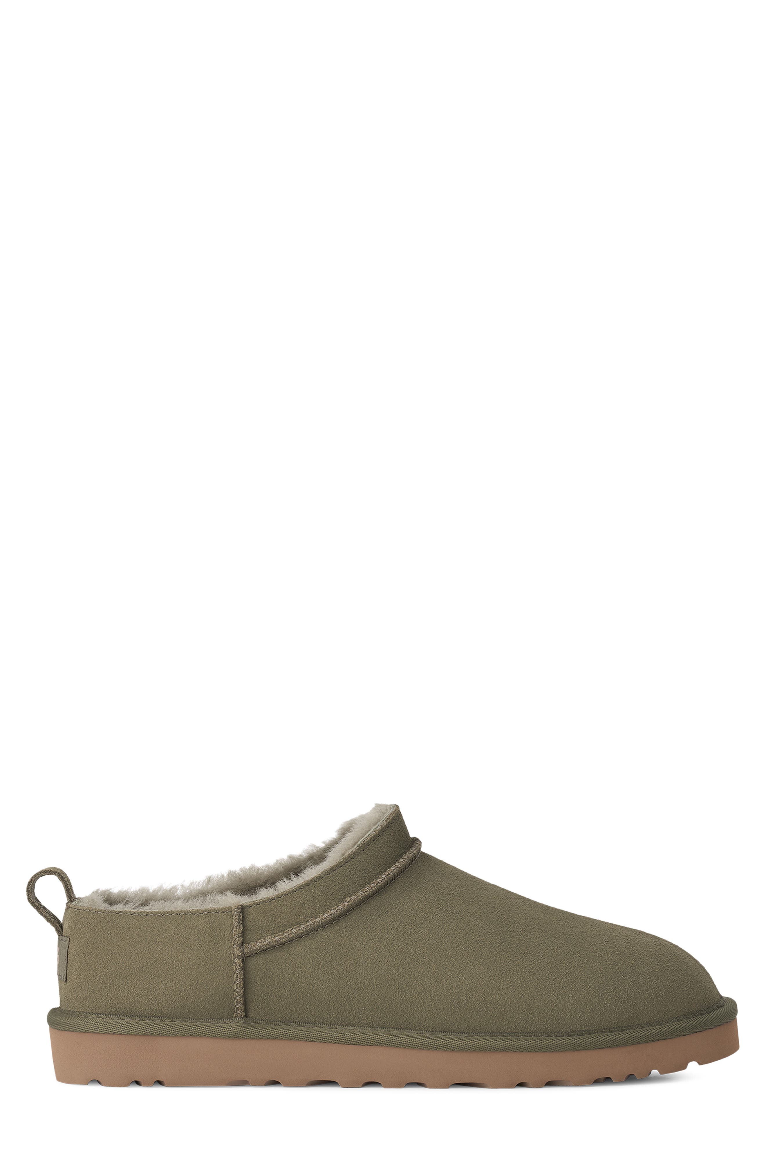 Classic Genuine Shearling Lined Slipper, Alternate, color, BURNT OLIVE