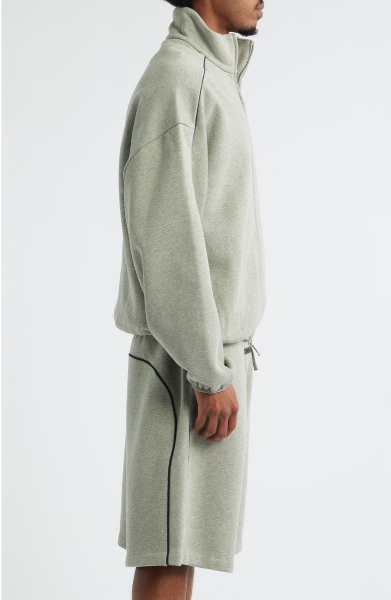 Fear of God Essentials Modern Fit Fleece Track Jacket, Alternate, color,