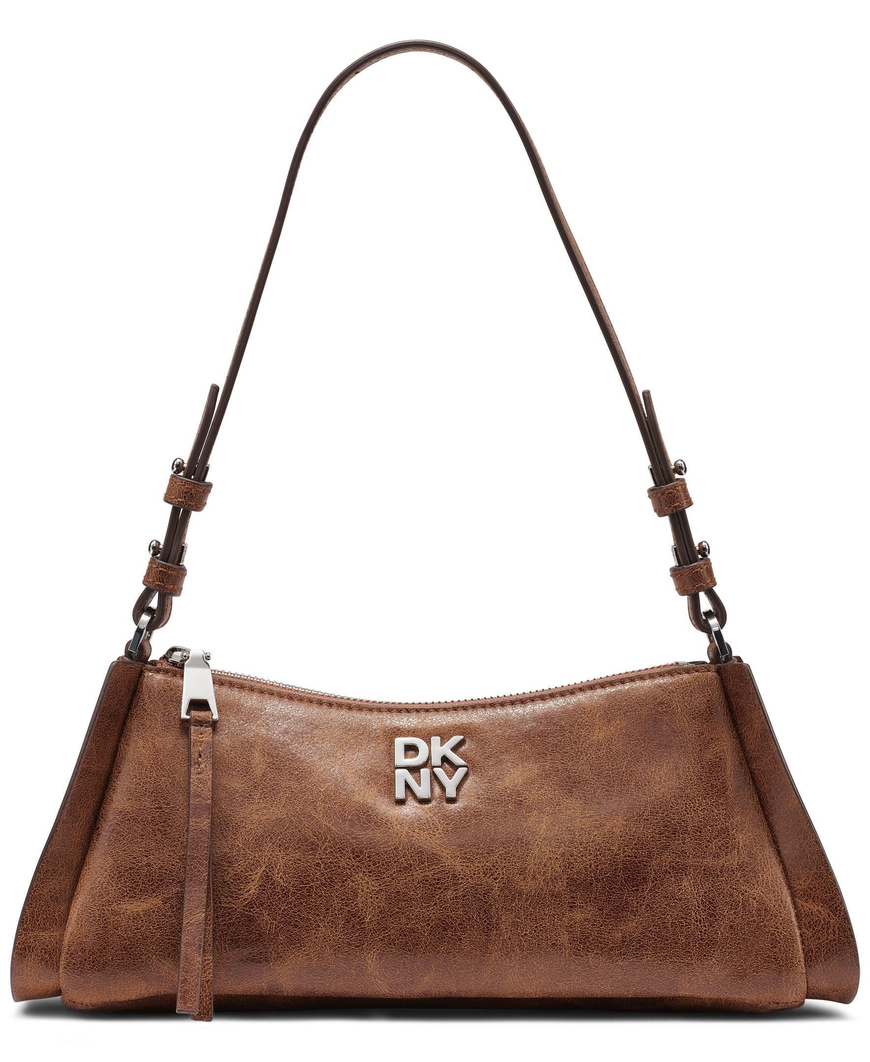 DKNY Josie TZ Shoulder Bag, Main, color, Walnut