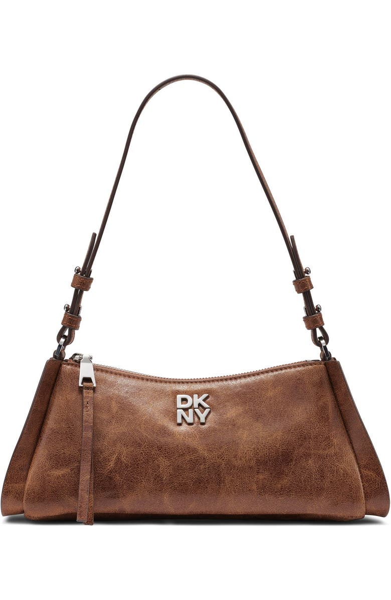DKNY Josie TZ Shoulder Bag, Main, color, Walnut