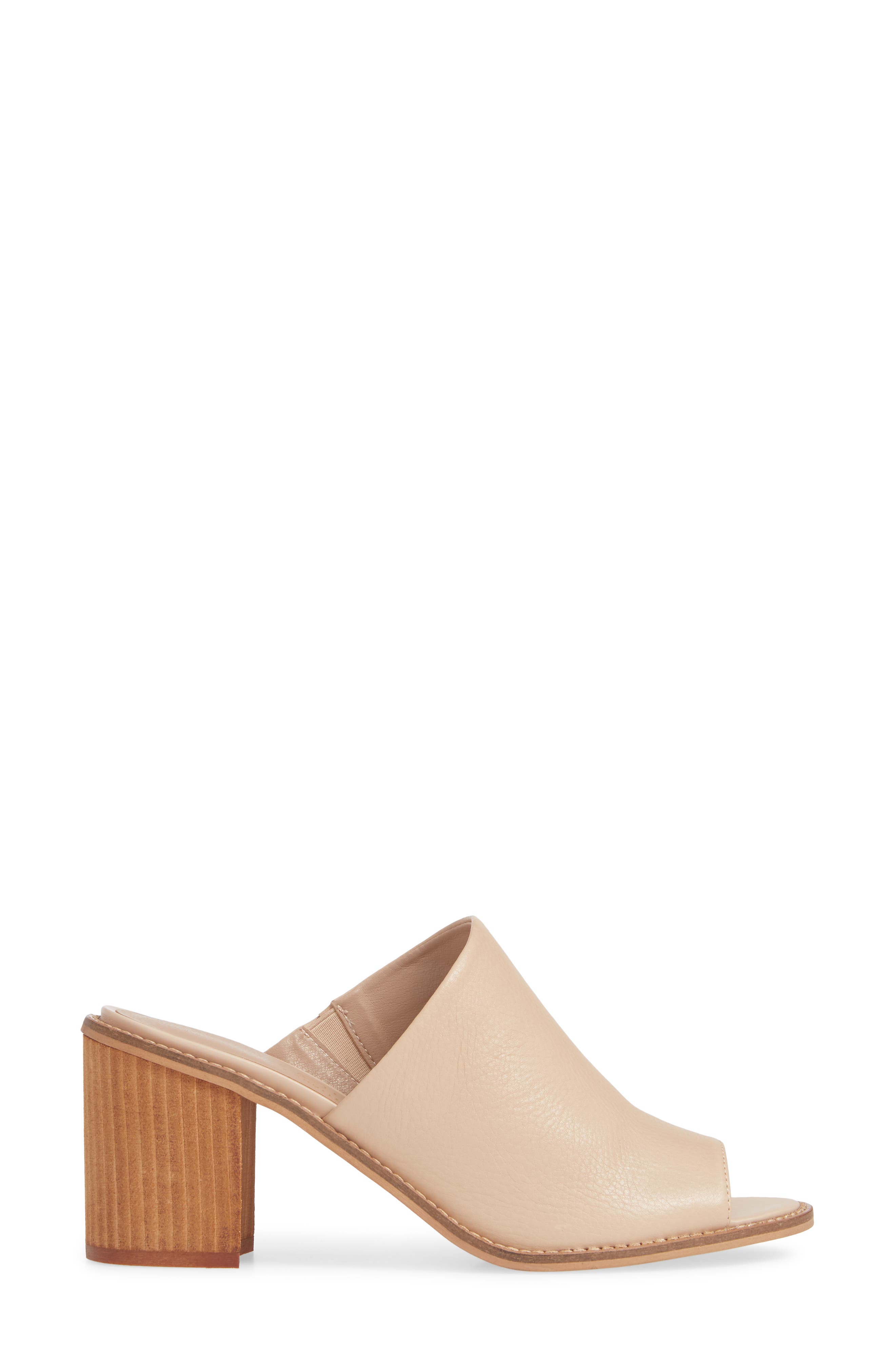 Carlin Slide Sandal, Alternate, color, NATURAL LEATHER
