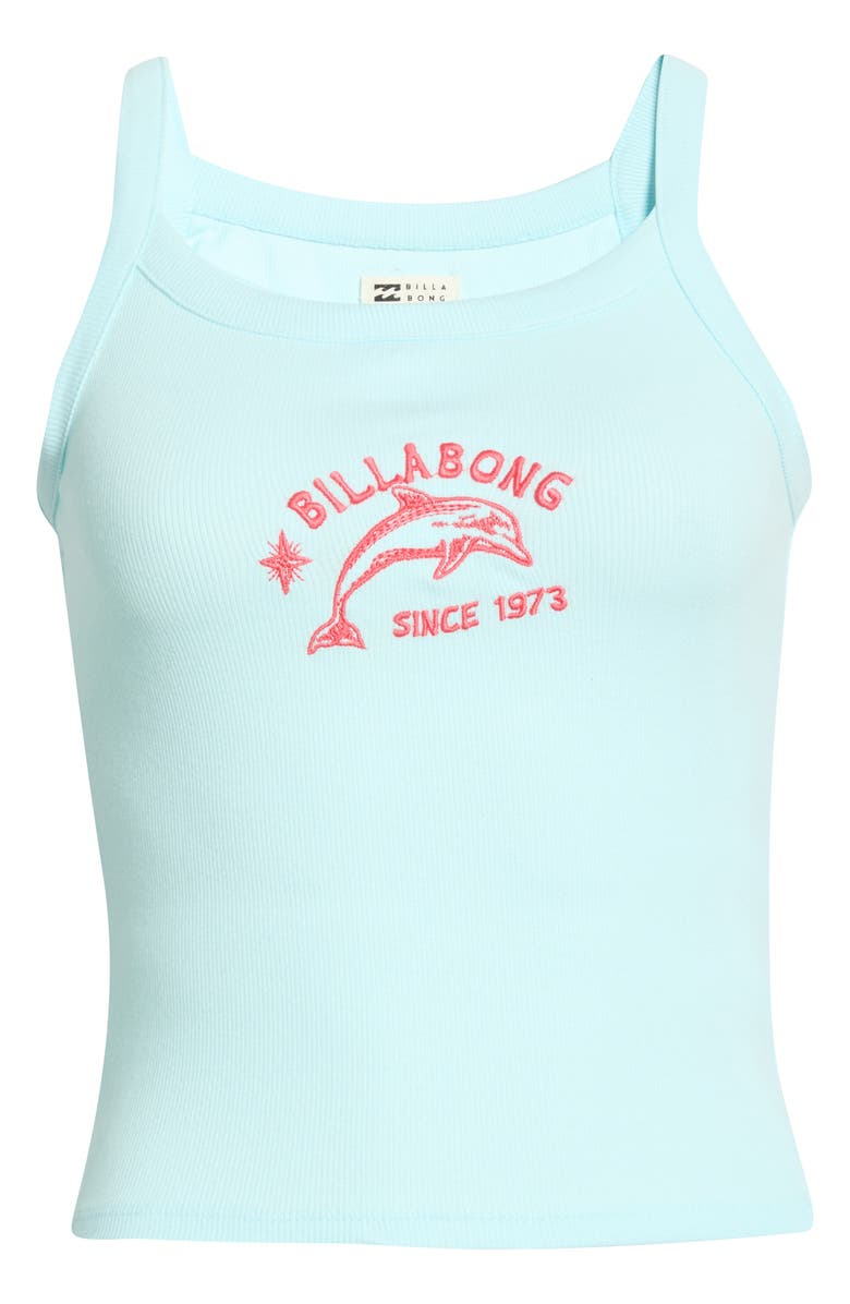 Billabong Day Trip Forever Graphic Rib Knit Tank, Main, color, Clearwater