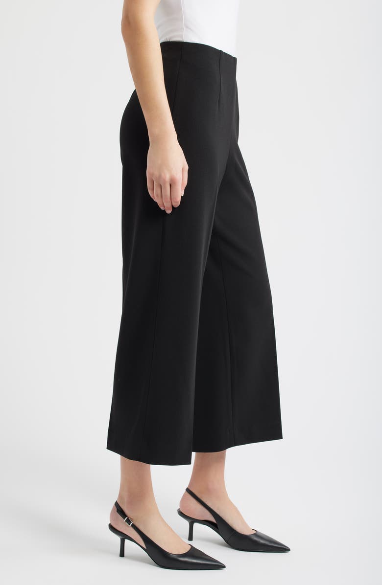 Anne Klein Pull-On Crop Wide Leg Pants, Alternate, color, 