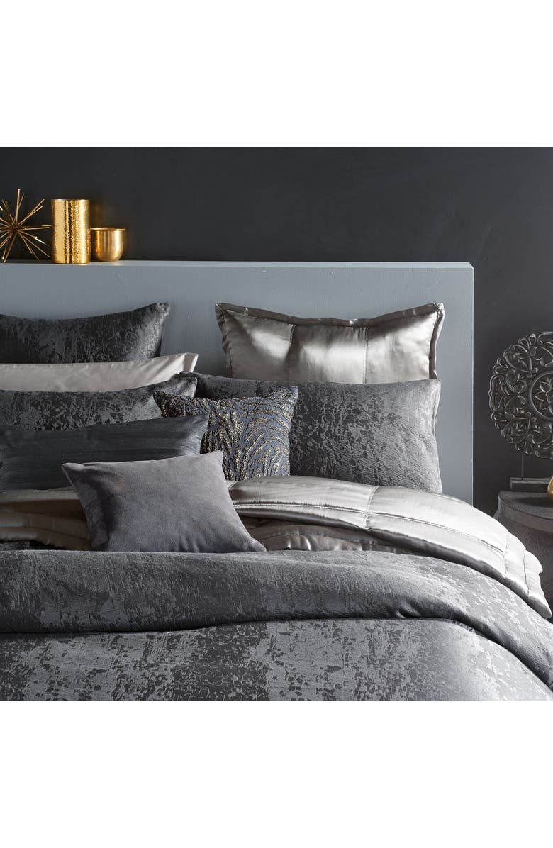 Donna Karan New York Donna Karan Moonscape Duvet Cover, Alternate, color, 