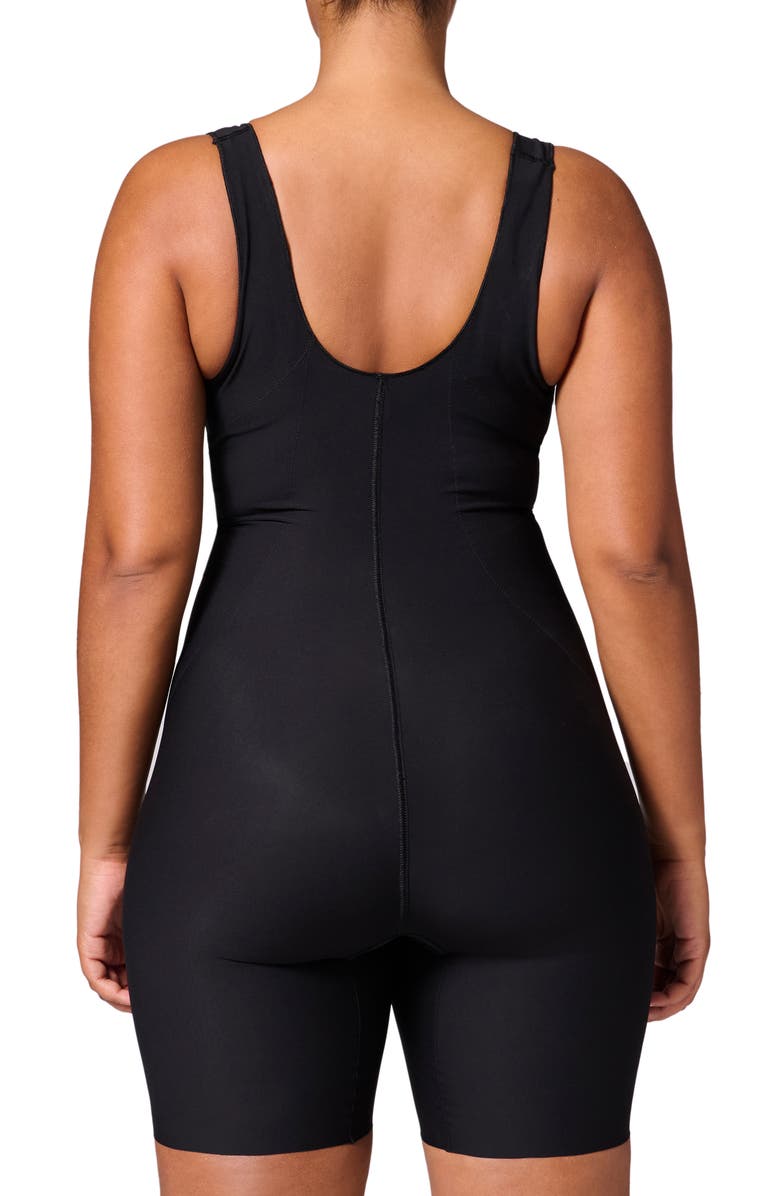 Simone Perele Story Open Bust Shaper Bodysuit, Alternate, color, Black