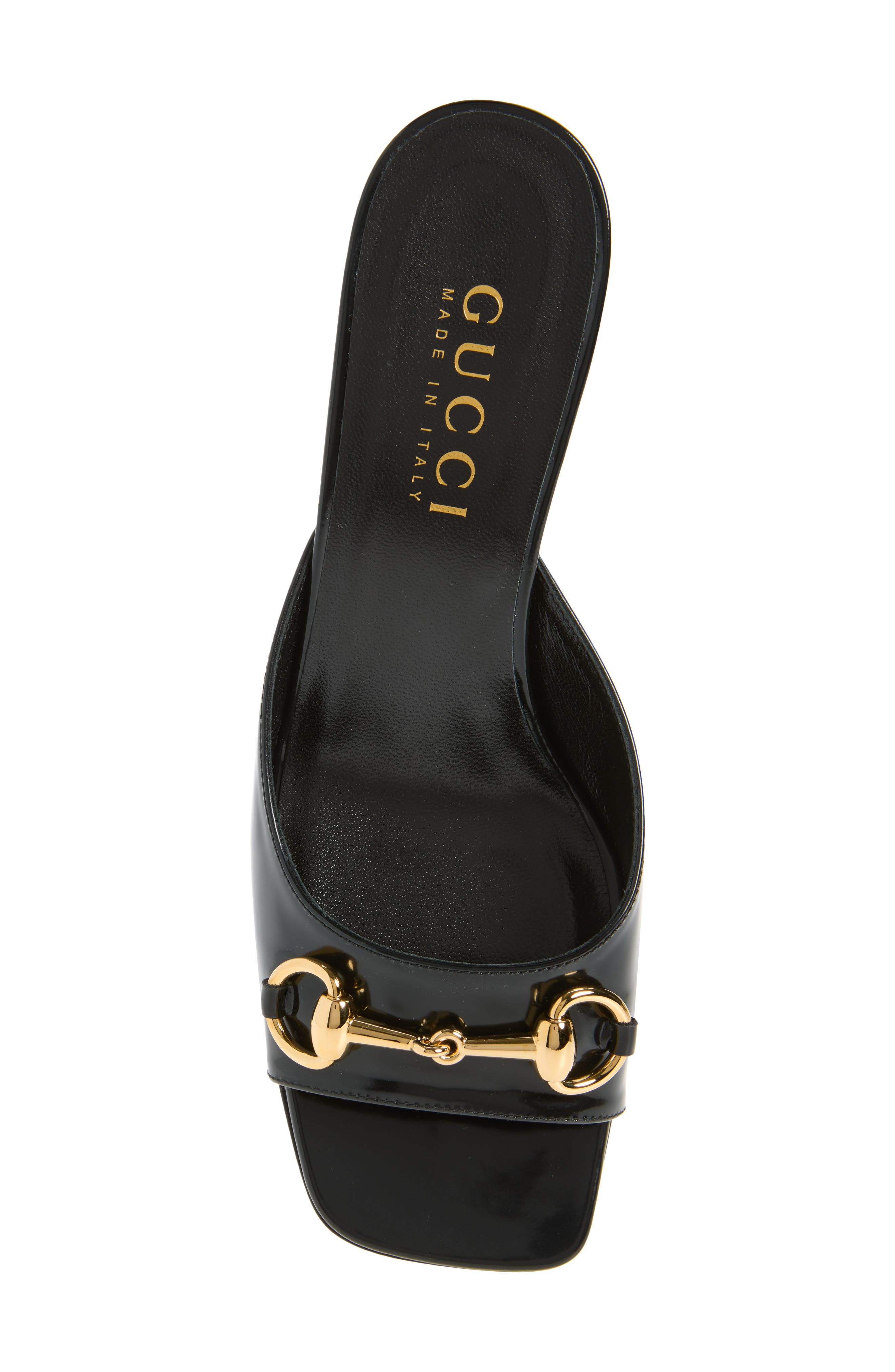 Gucci Signora Horsebit Slide Sandal, Alternate, color, 1000 Nero