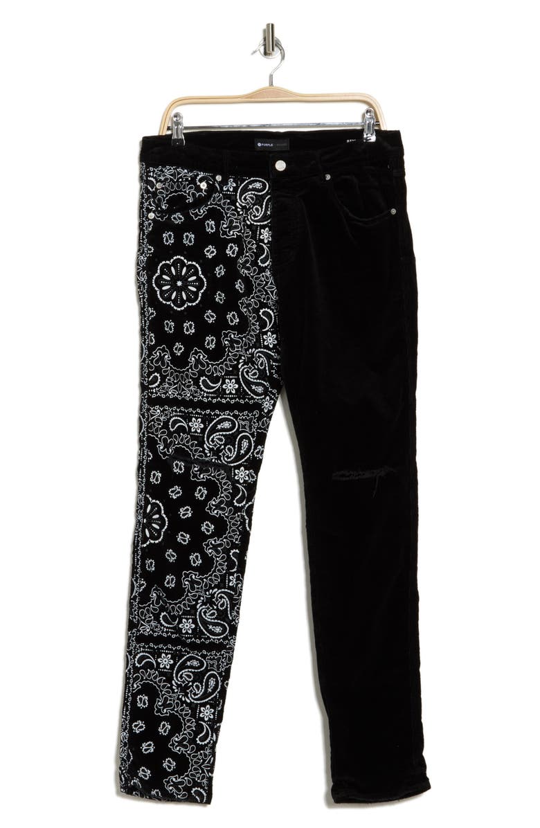 PURPLE BRAND Paisley Mandala Corduroy Pants, Alternate, color, 