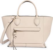 Longchamp Mailbox Medium Leather Top Handle Bag