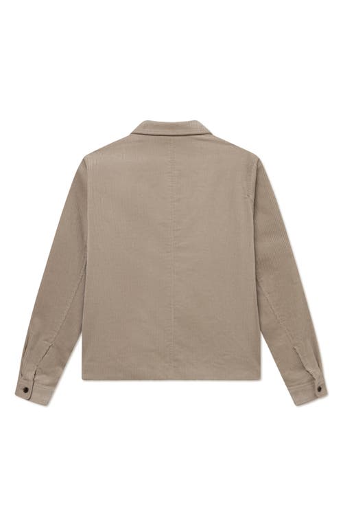 Les Deux Marchall Corduroy Coach's Jacket In Brown