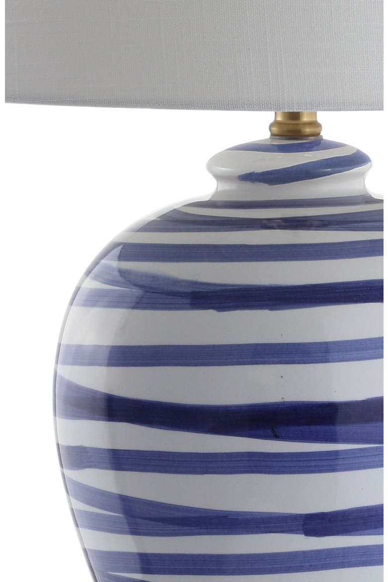 Joelie 29" Ceramic LED Table Lamp, Alternate, color, Blue/White