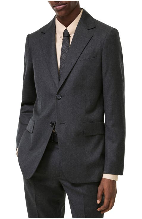 Wool Flannel Sloane Tailored Jacket