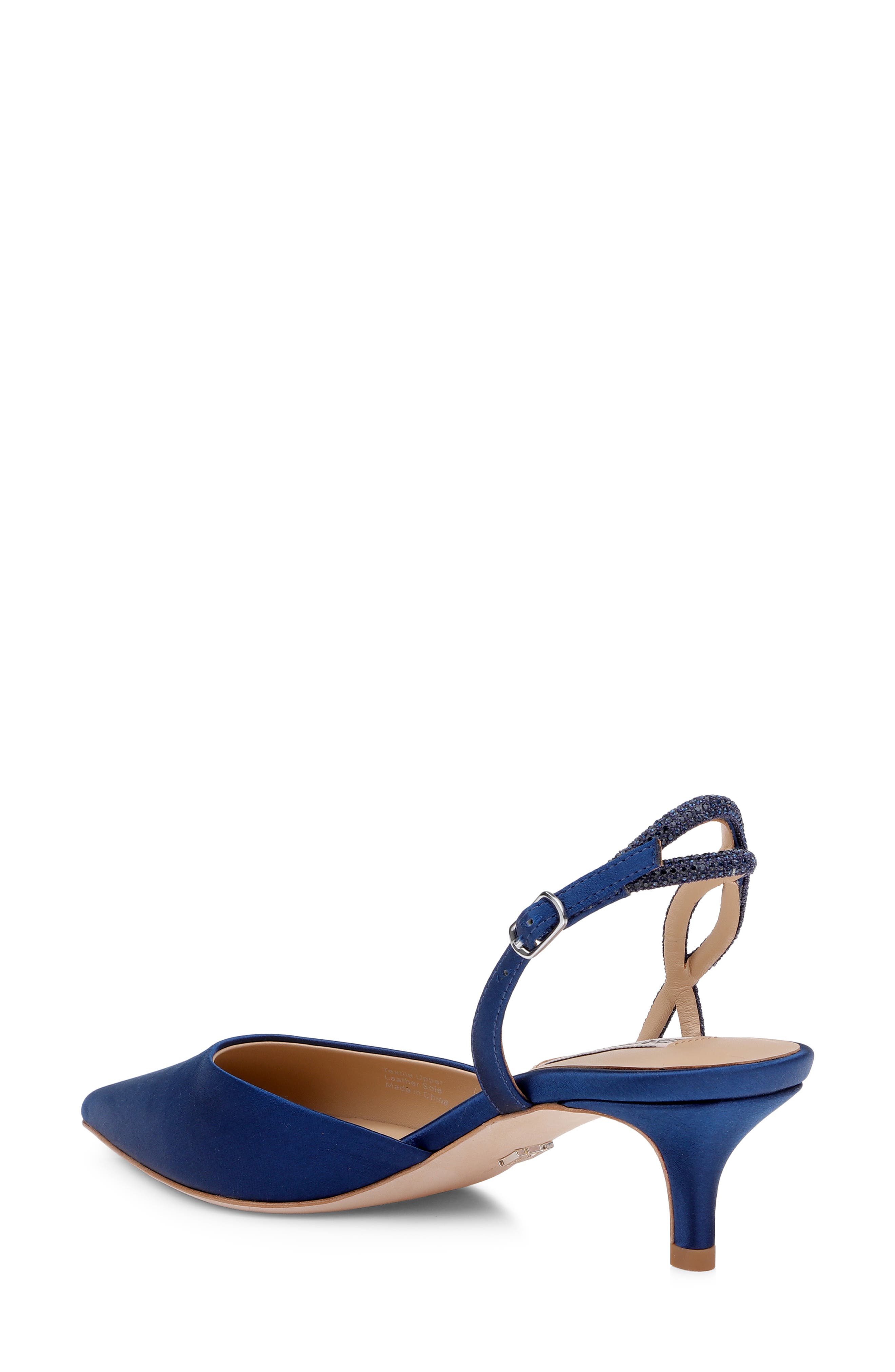 Yulianna d'Orsay Pump, Alternate, color, NAVY SATIN