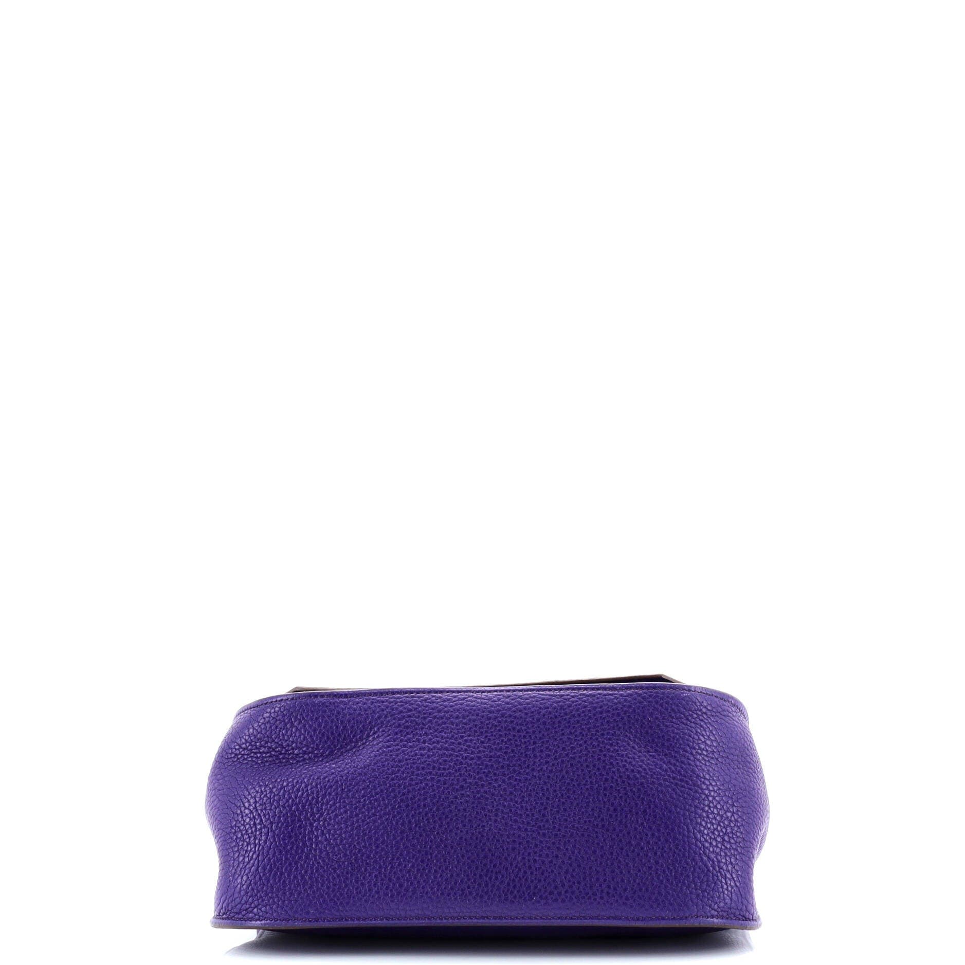 Pre-Owned Hermes Jypsiere Bag Clemence 28, Alternate, color, Iris