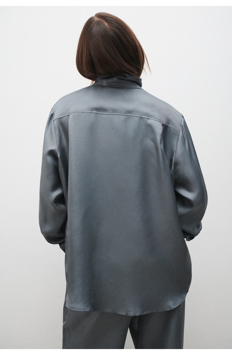 SILK LAUNDRY Twill Boyfriend Shirt, Alternate, color,