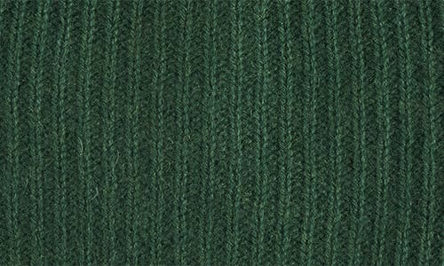 Amicale Cashmere Double Layer Rib Knit Beanie In Brown