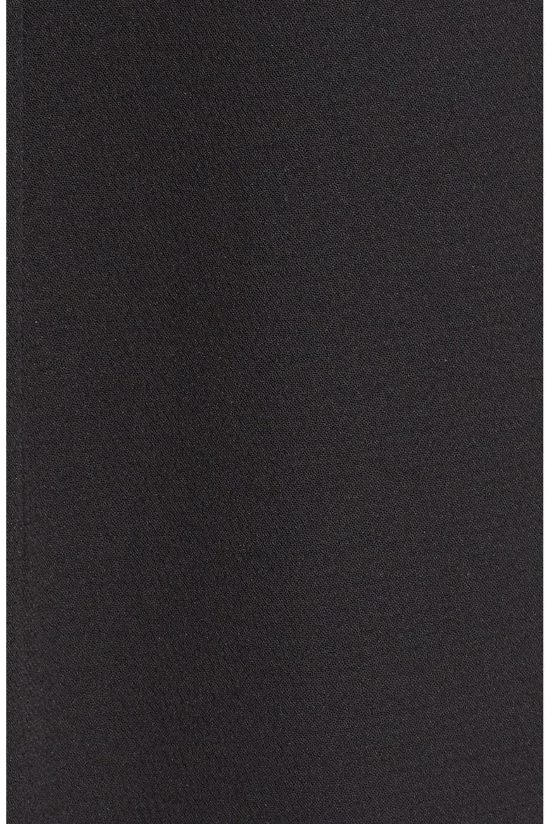 bow shirtdress, Alternate, color, BLACK/ CREAM