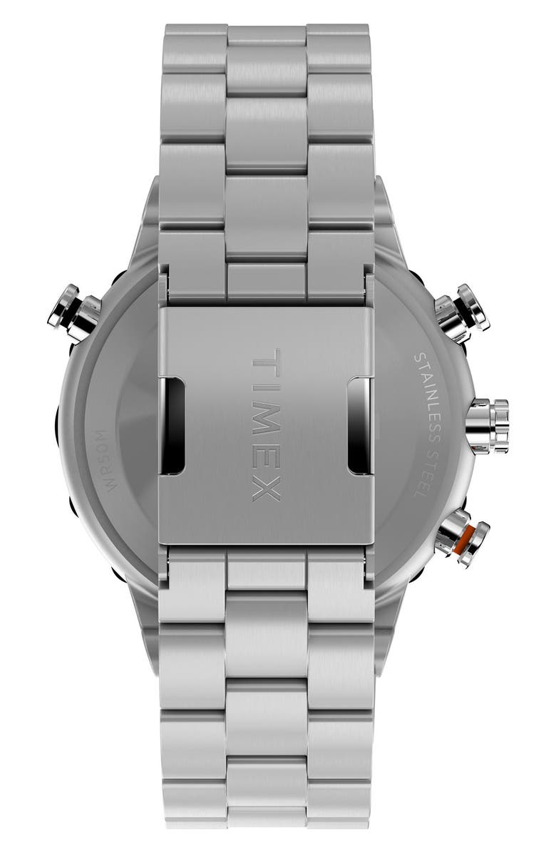 Timex<sup>®</sup> Expedition<sup>®</sup> Tide-Temp-Compass Bracelet Watch, 45mm, Alternate, color, Silver