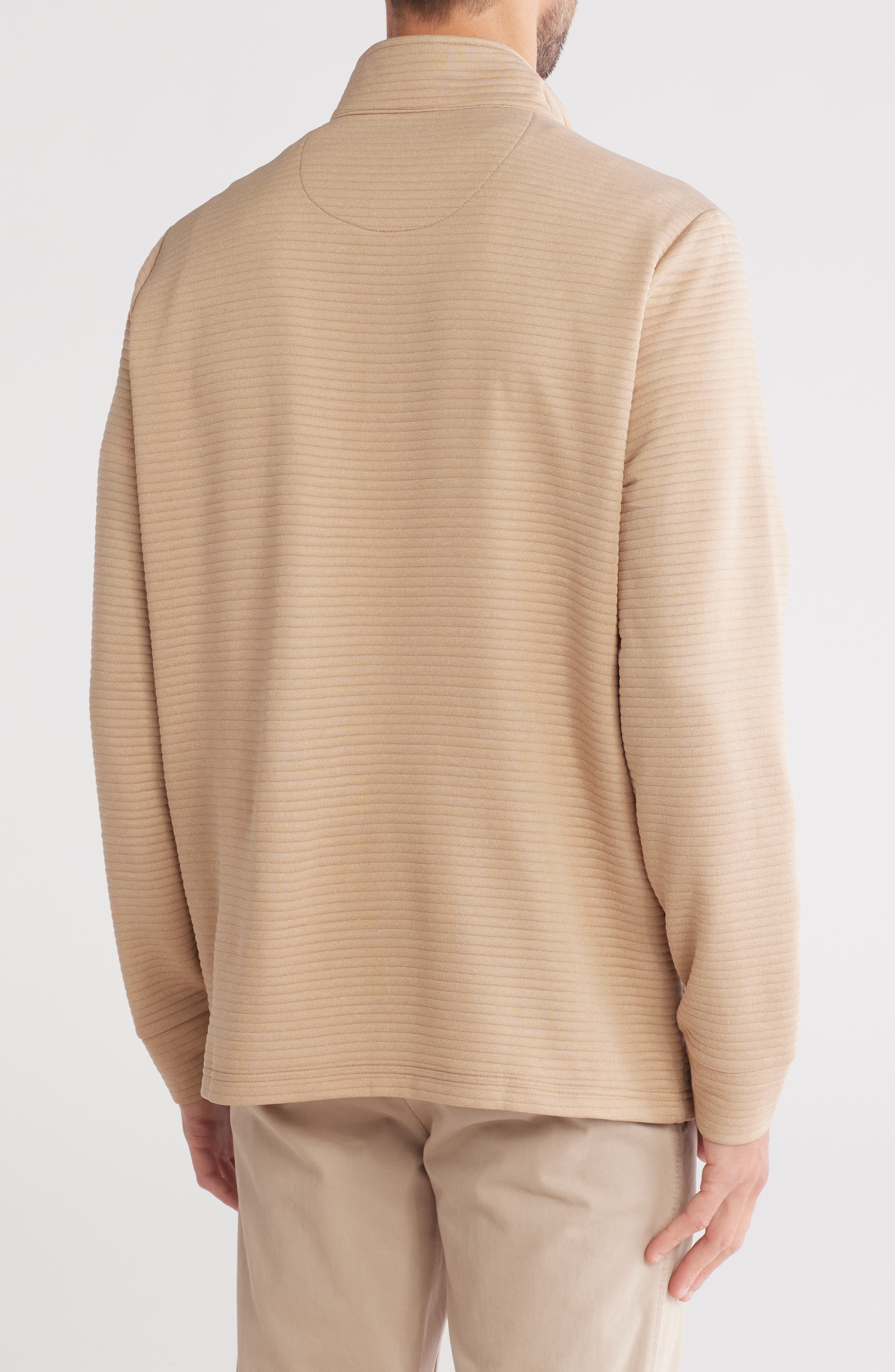 Ottoman Heather Quarter Zip Golf Pullover - image 2
