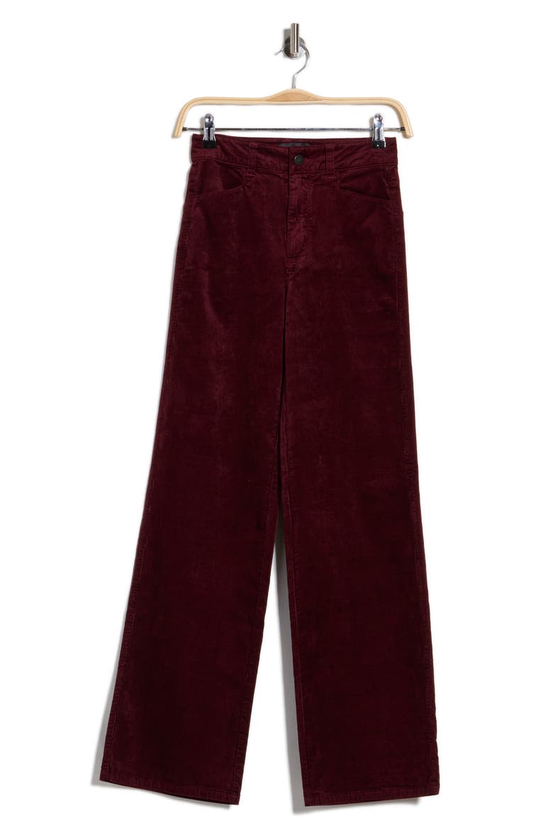 Sasha Jolene Corduroy Pants, Main, color, DARK OXBLOOD