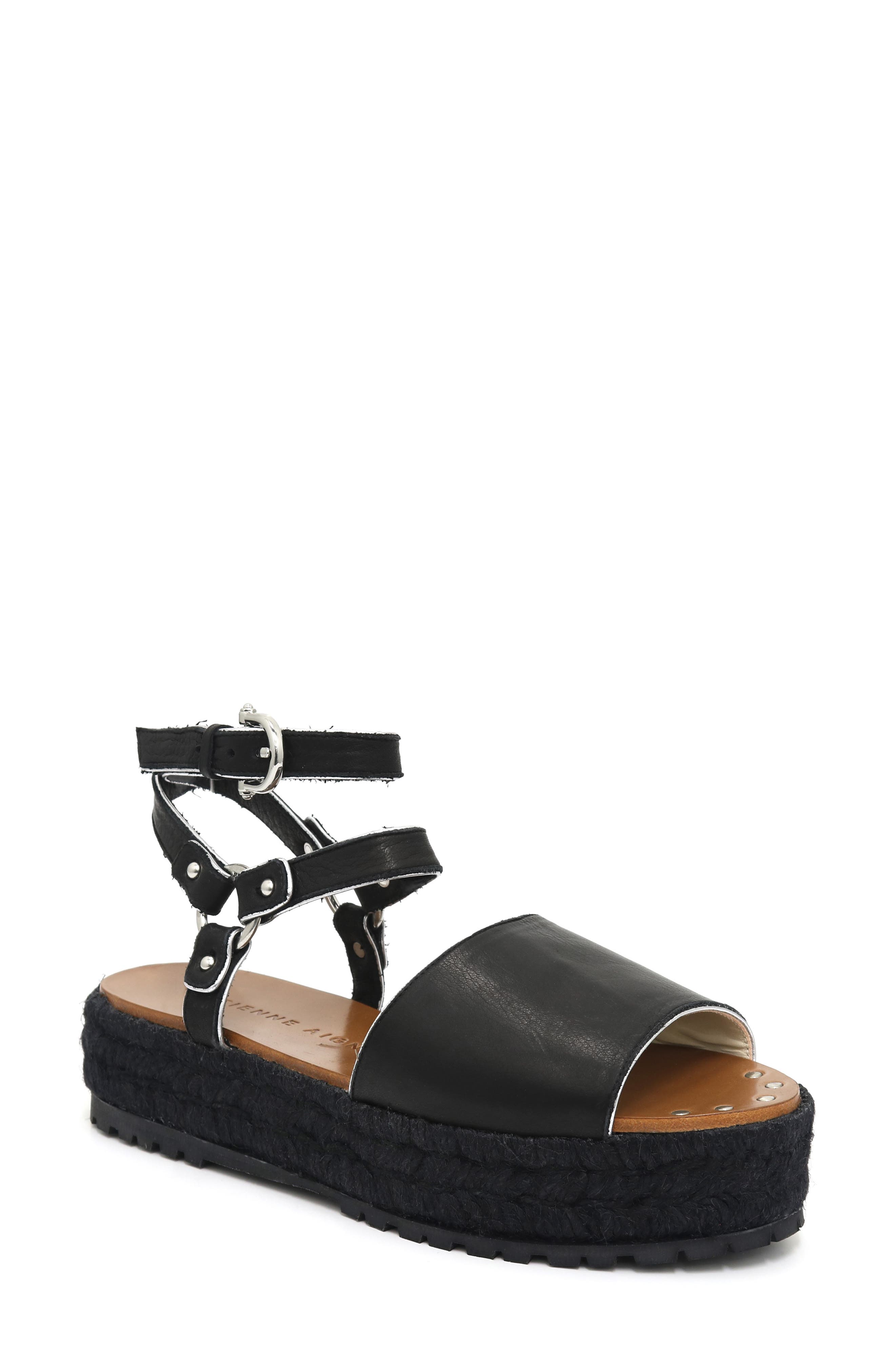 Etienne Aigner Winona Ankle Strap Platform Sandal, Main, color, 