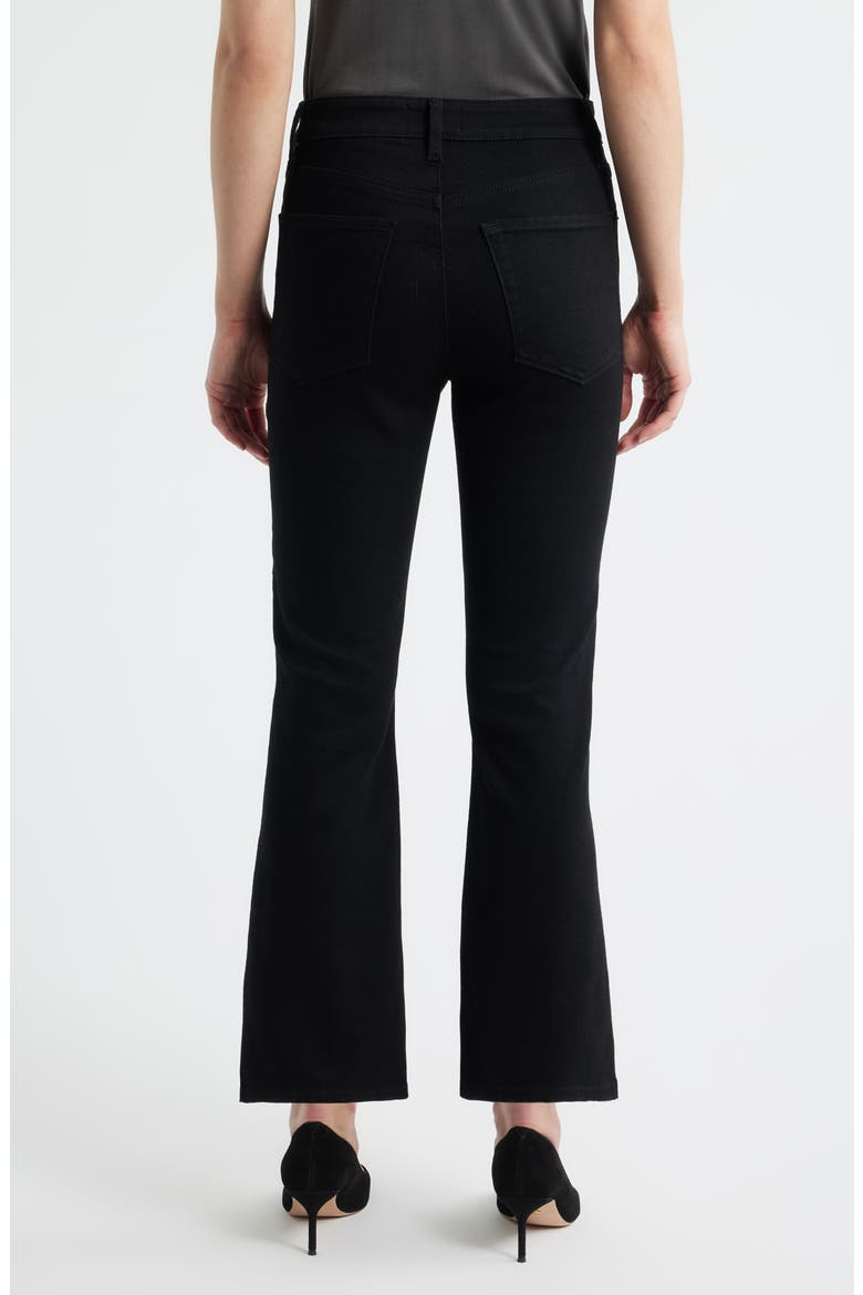 The Reboot High Waist Ankle Bootcut Jeans, Alternate, color, BLACK