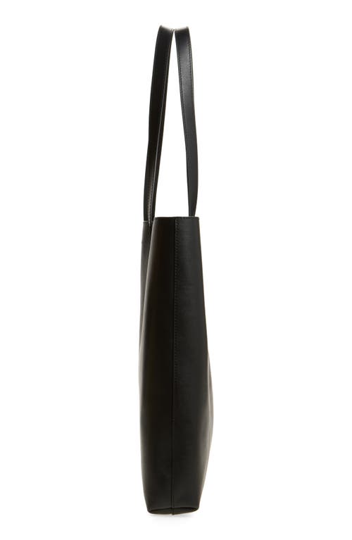 Versace Medusa Leather Tote Bag In Black- Gold