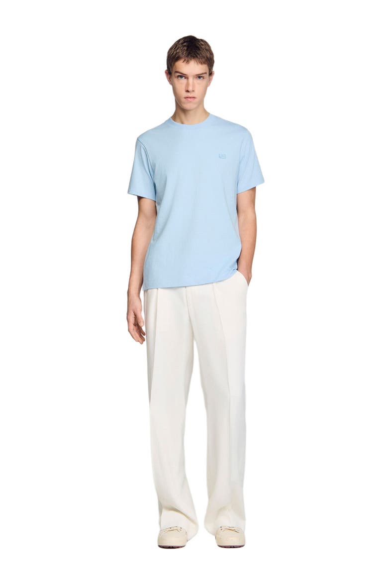 T-shirt with double S patch, Alternate, color, Sky blue