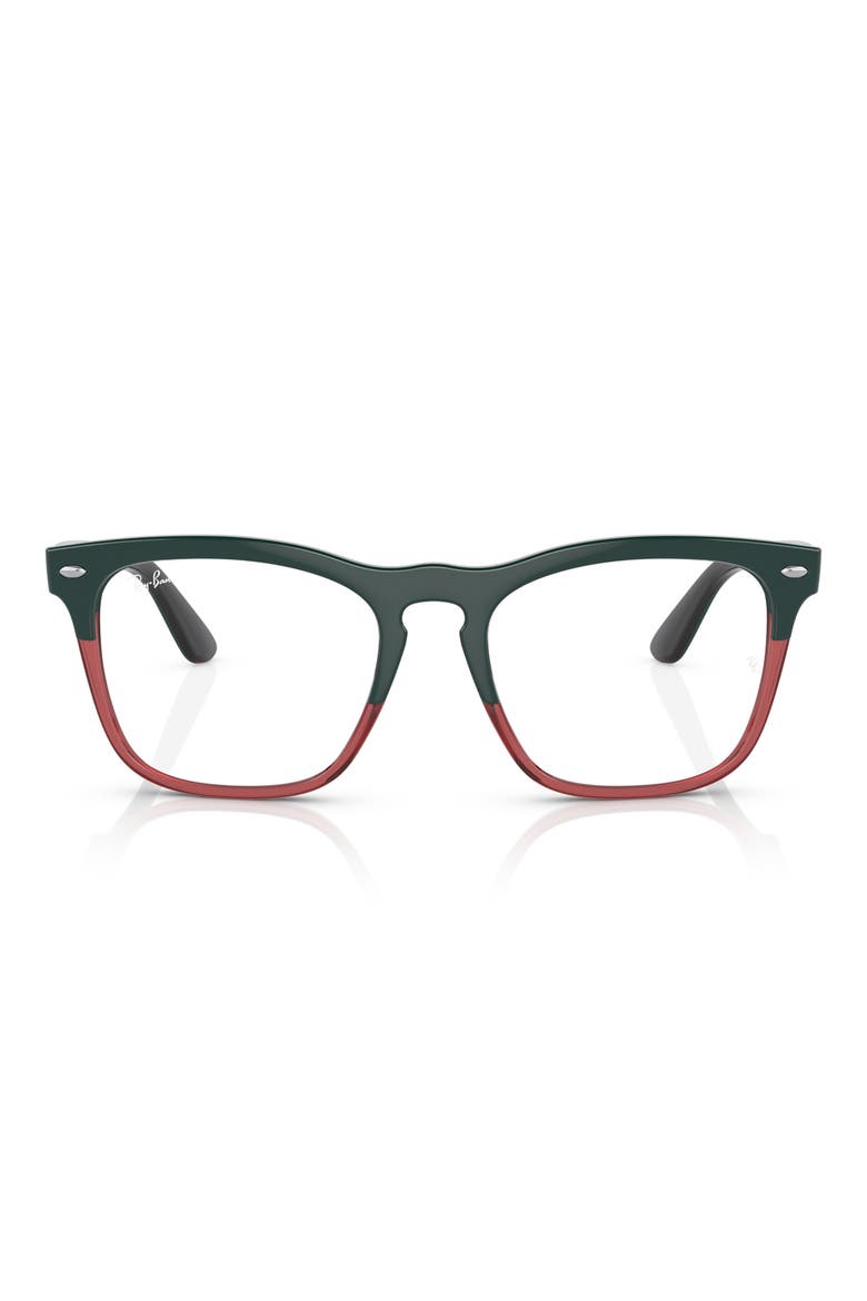54mm Square Optical Glasses, Main, color, GREEN