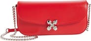 McQueen Small Skull Flower Shoulder Bag