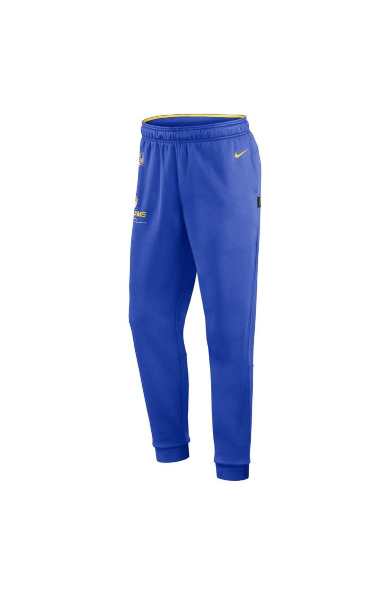 Nike Men's Nike Royal Los Angeles Rams Sideline Logo Performance Pants, Alternate, color,