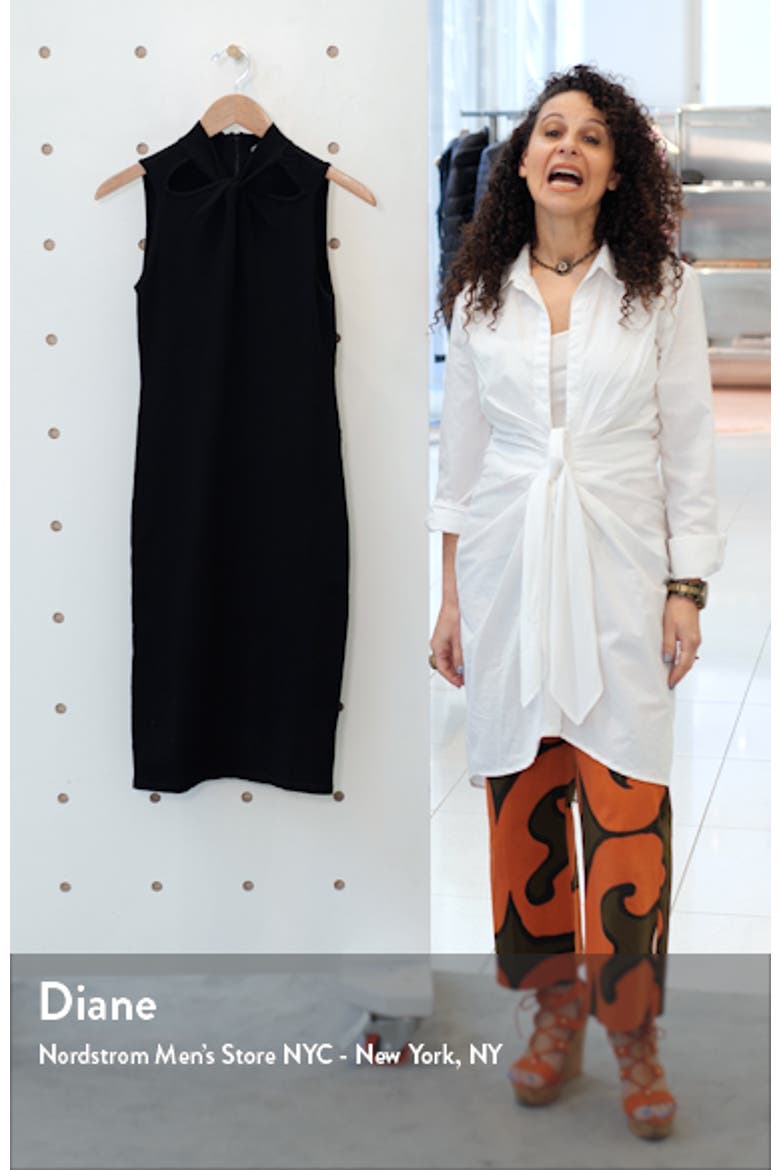 Mock Twist Sleeveless Dress video