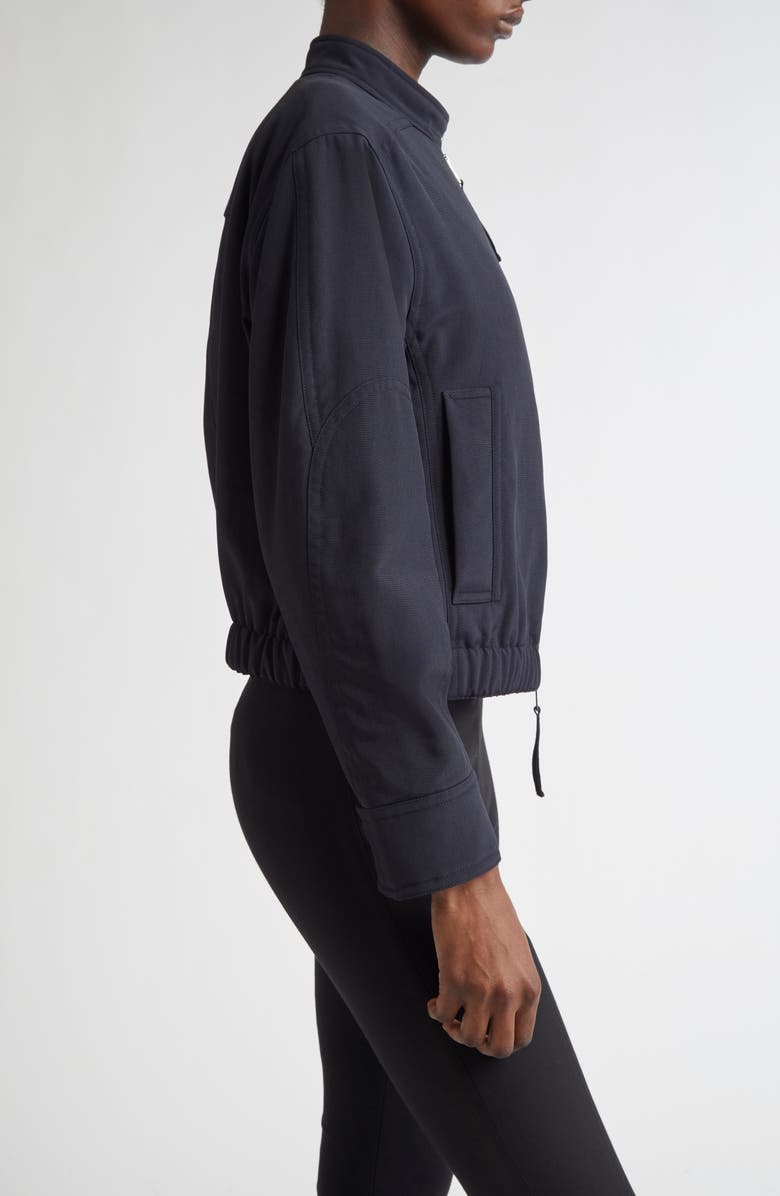 Vince Crop Bomber Jacket, Alternate, color, Coastal Blue