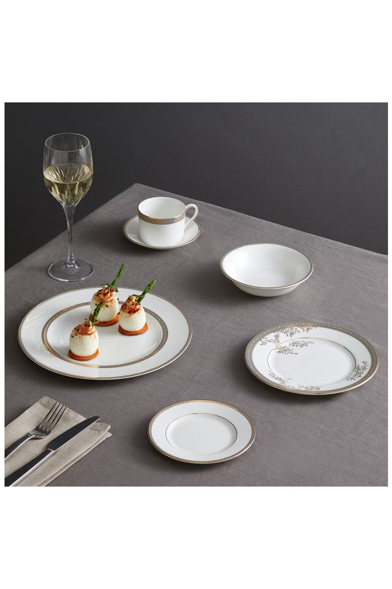 Lace Bone China 3-Piece Dinnerware Set, Alternate, color, GOLD