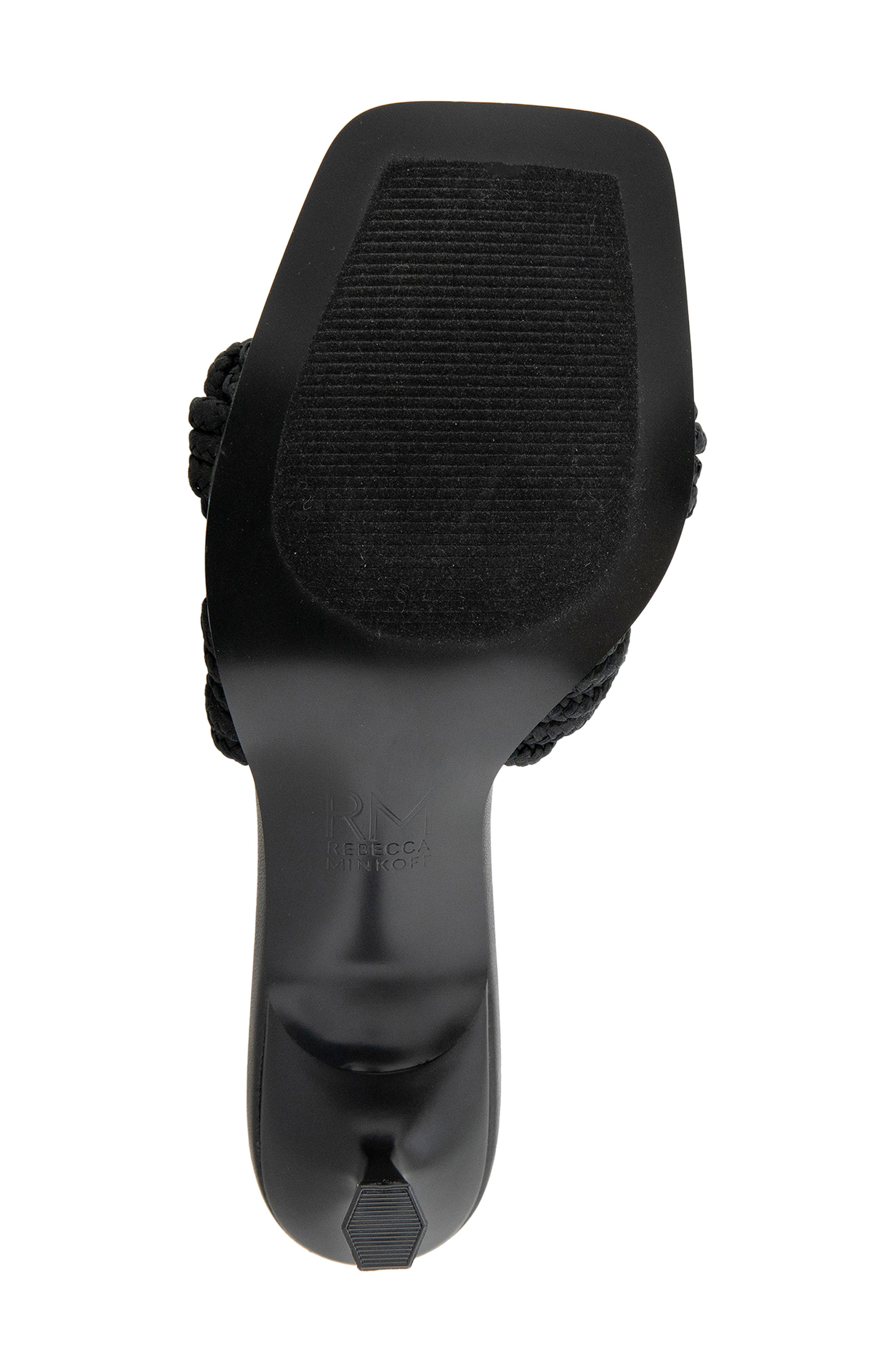 Rebecca Minkoff Fannie Rope Slide Sandal, Alternate, color, Black