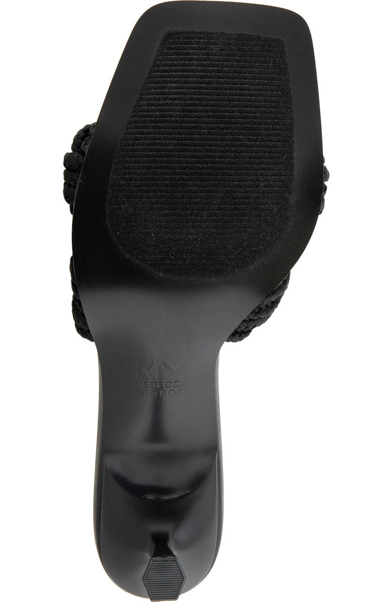 Rebecca Minkoff Fannie Rope Slide Sandal, Alternate, color, Black