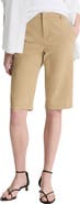 Vince Stretch Cotton Bermuda Chino Shorts