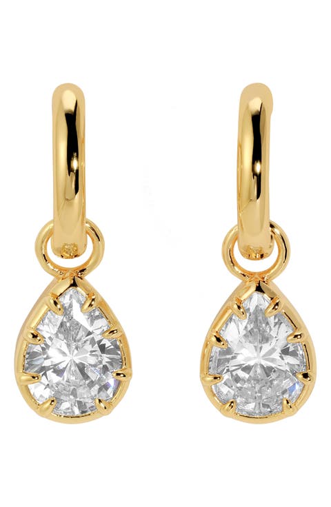 Estelle Cubic Zirconia Drop Earrings