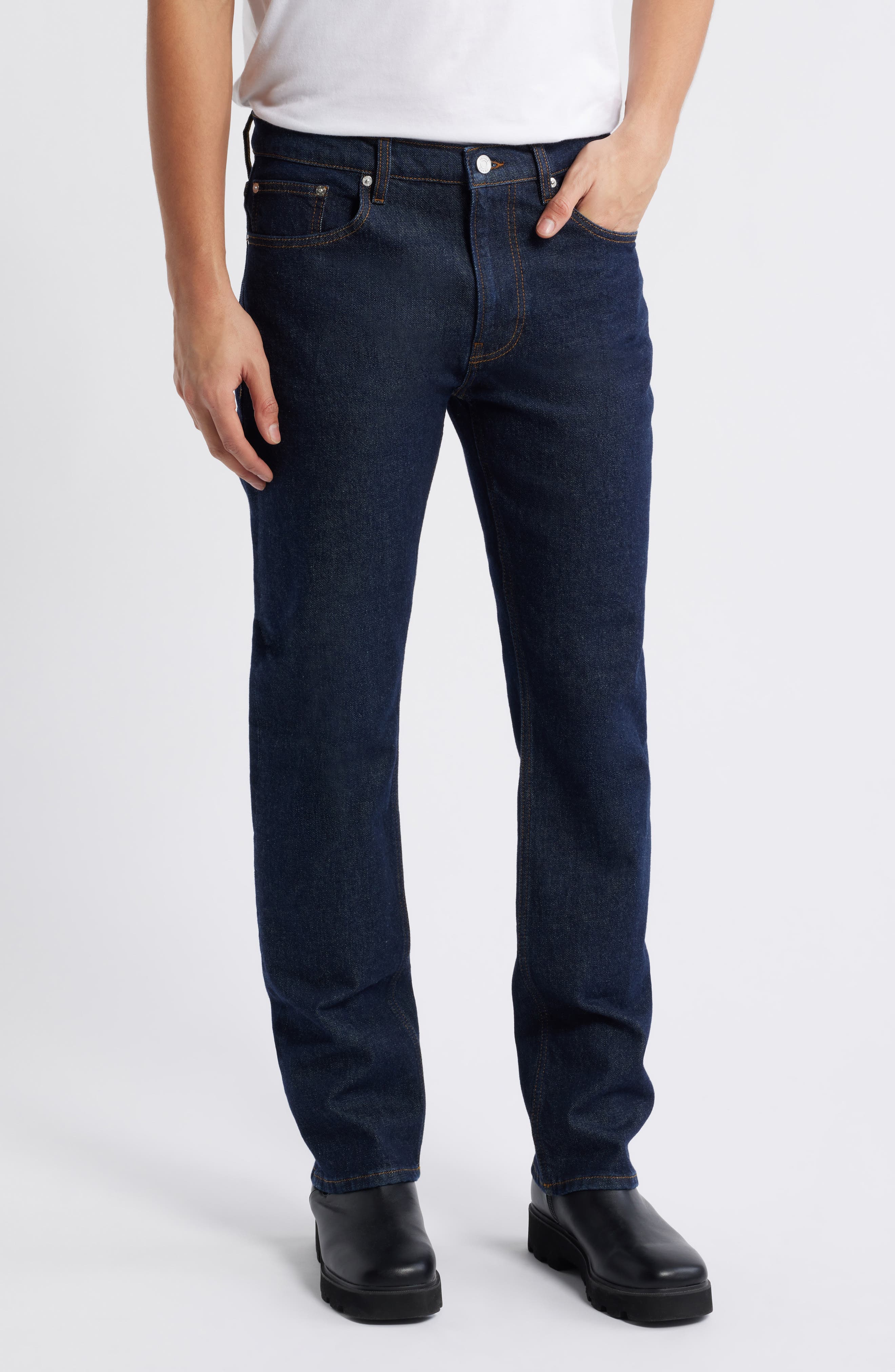 FRAME Modern Straight Leg Jeans