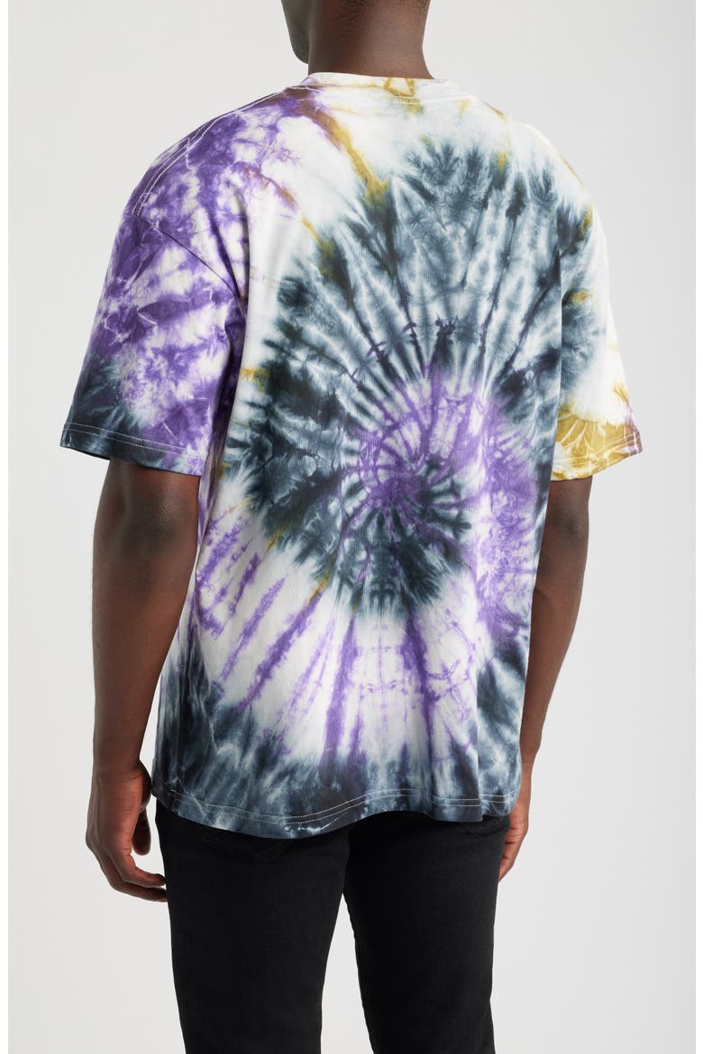 Inside Job Tie Dye Cotton Graphic T-Shirt, Alternate, color, TIE-DYE