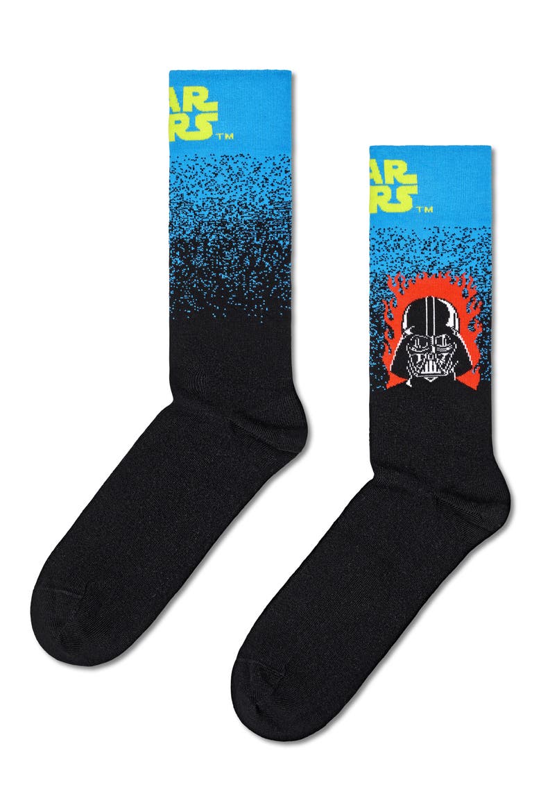 x Star Wars Assorted 3-Pack Lightsaber™ Socks Gift Box, Alternate, color, BLACK