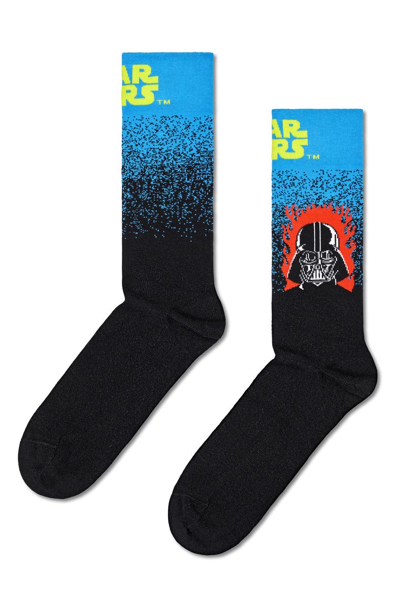 Happy Socks x Star Wars Assorted 3-Pack Lightsaber<sup>™</sup> Socks Gift Box, Alternate, color, Black